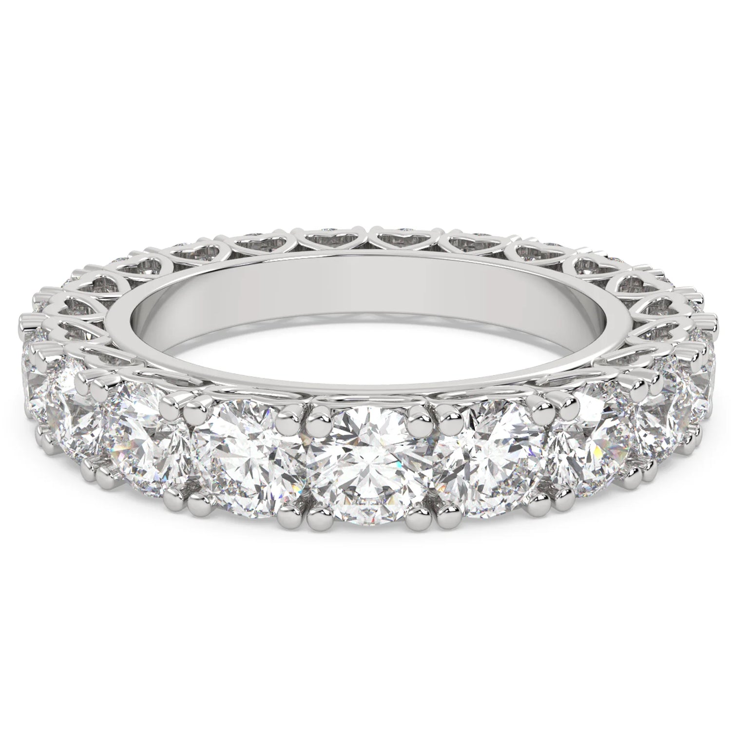 3.5mm round eternity band