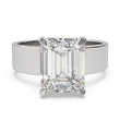 Emerald Cut Men's Engagement Ring - Mara Jewels