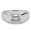 Emerald Cut Mens Engagement Rings - Mara Jewels