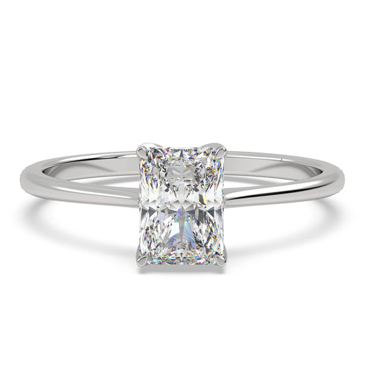 Radiant Solitaire Ring - Mara Jewels