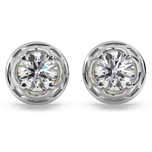 6mm Round Moissanite Studs