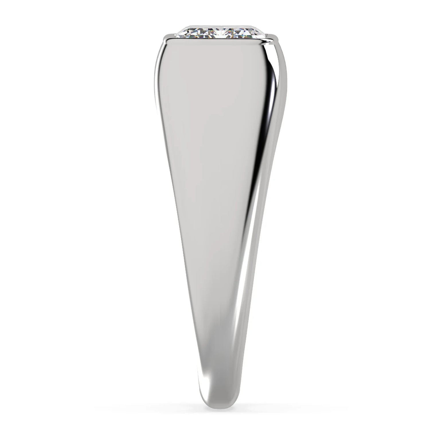 Emerald Cut Mens Signet Ring - Mara Jewels