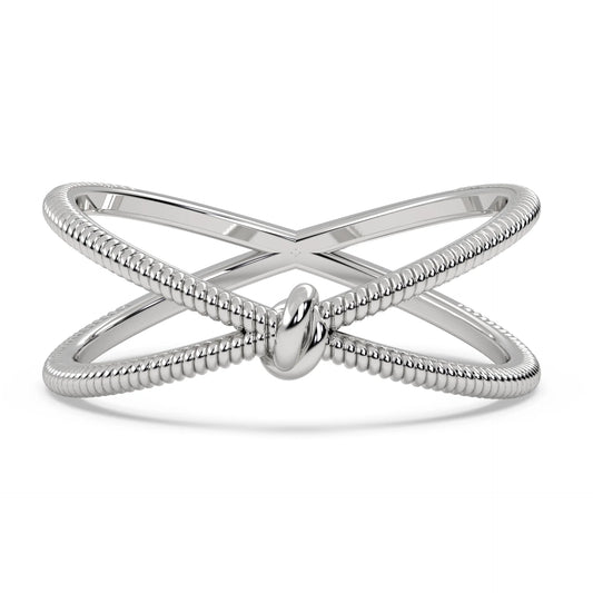 Rope Criss Cross Ring - MaraJewels