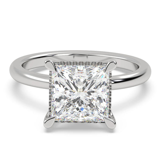 2 Ct Princess Engagement Ring - Mara Jewels